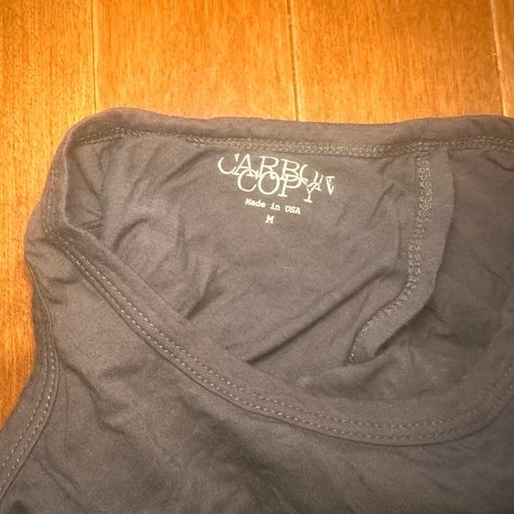 Carbon copy Women’s Tank Size M GrayFeminist Drape Back Athletic Workout Wear - Picture 5 of 6